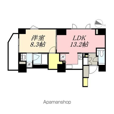 パークアクシス赤坂見附の間取り