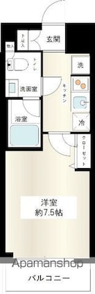ＨＹ’ｓ　ｃｒｅｃｅｒ　清澄白河[1K/25.67m2]の間取図