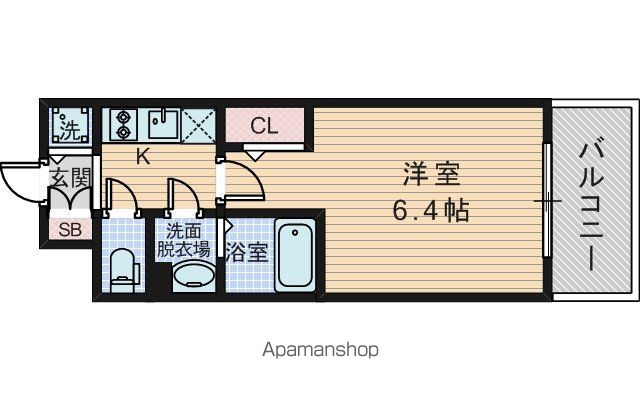 エスリード新大阪ザ・プレミアEASTの間取り写真
