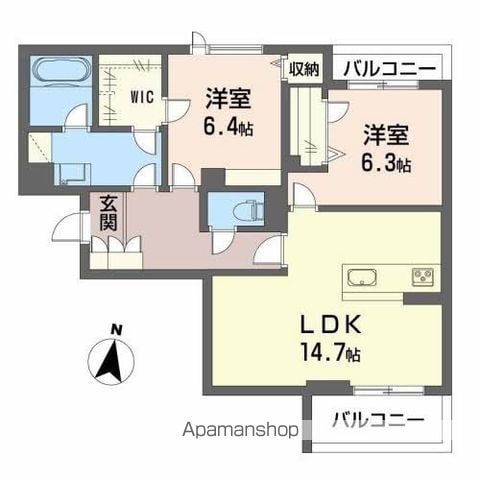 コンフォーザの間取り写真