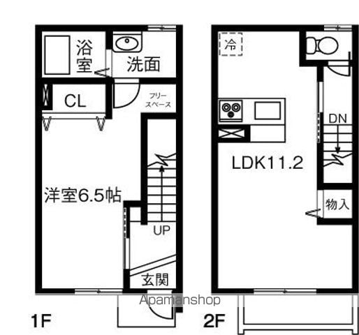 【羽島郡岐南町徳田のテラスの間取り】