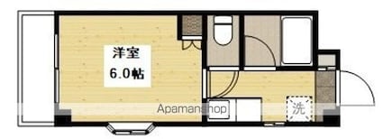 第５ガーデンビル[1K/17.8m2]の間取図