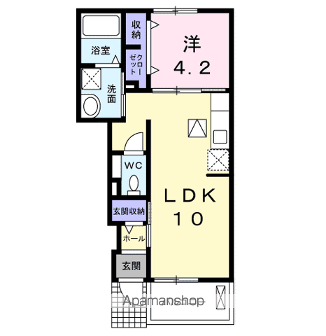 【メゾンブリーズⅩⅠの間取り】