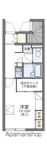 レオパレスオータムIIの間取り写真