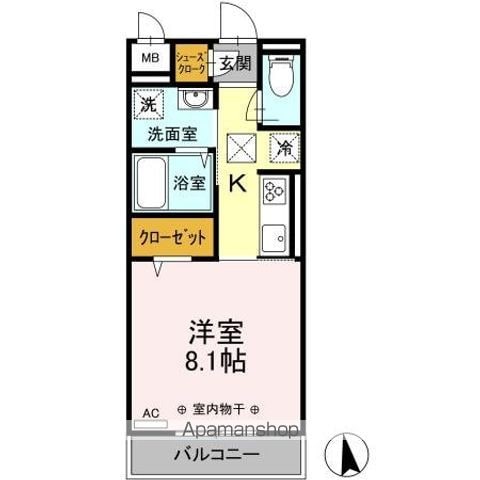 Dーroom姉体IIの間取り写真