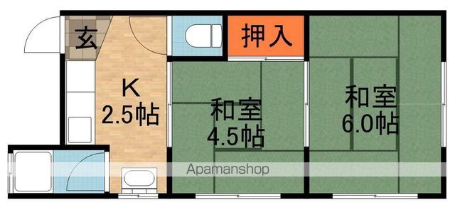 山田マンションの間取り写真