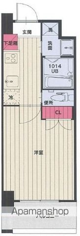 福岡市東区箱崎ふ頭のマンションの間取り