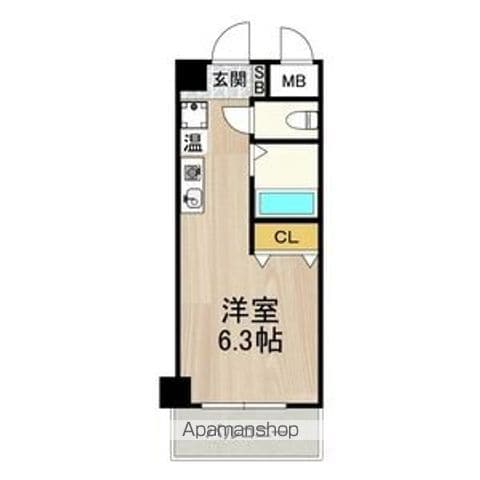 エルミタージュ難波南Vの間取り写真
