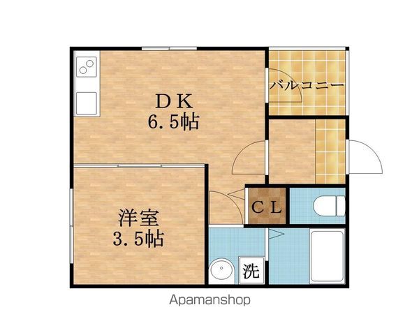 ハーモニーテラス清水Ⅷの間取り