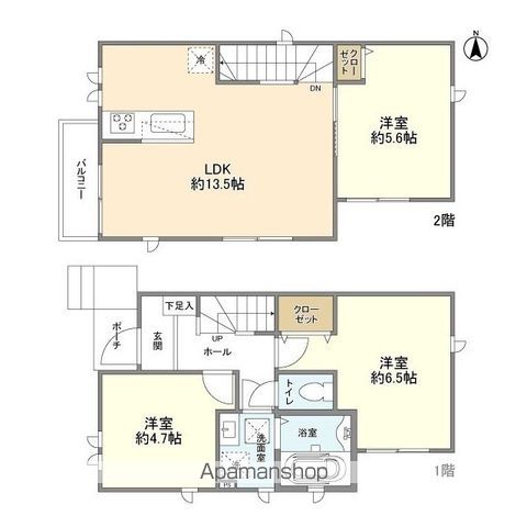 グランセＡ棟の間取り