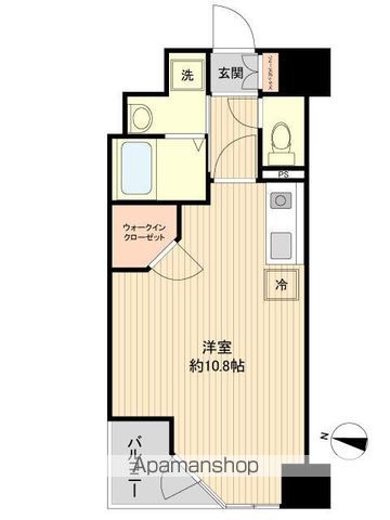HF晩翠通レジデンスの間取り写真