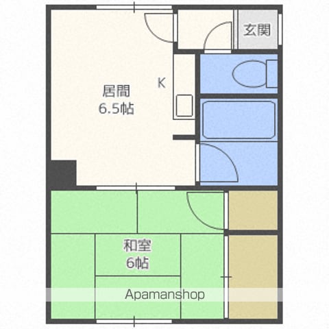 稲川マンションの間取り写真