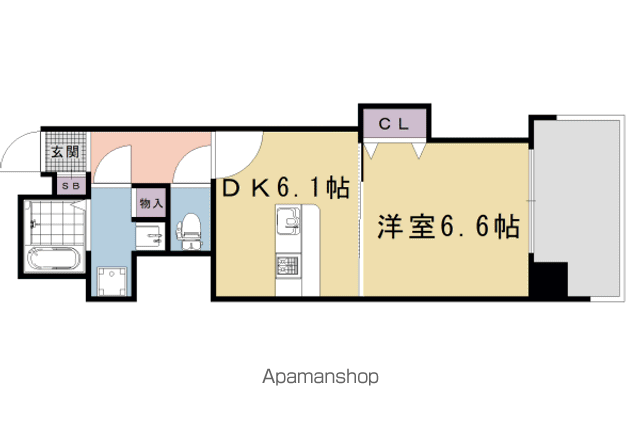 ベルビュー七条河原町の間取り写真