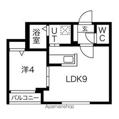プレシェルト南円山の間取り写真