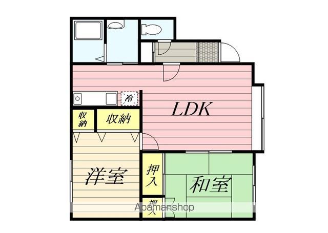 ハイツ西山の間取り写真