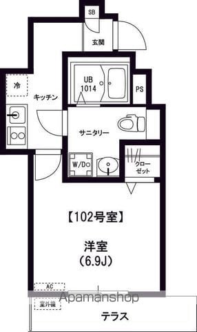 リブリ・国立東の間取り写真