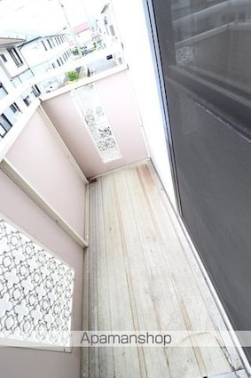 プレジール岡本　Ｃ棟[1K/26.49m2]のバルコニー