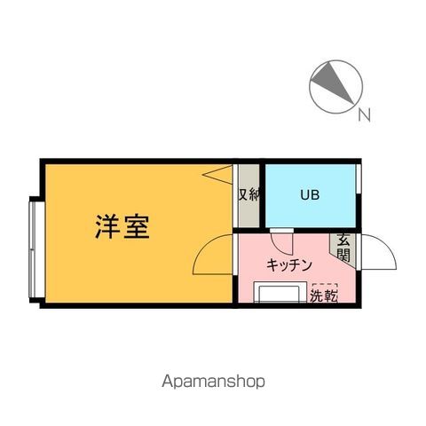 【葛飾区白鳥のアパートの間取り】