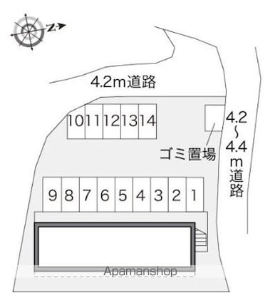 レオパレスＬａｔｉｎａ[1K/23.18m2]の共用部1