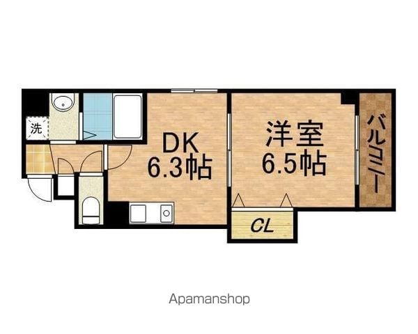 プレアデス玉造東の間取り写真