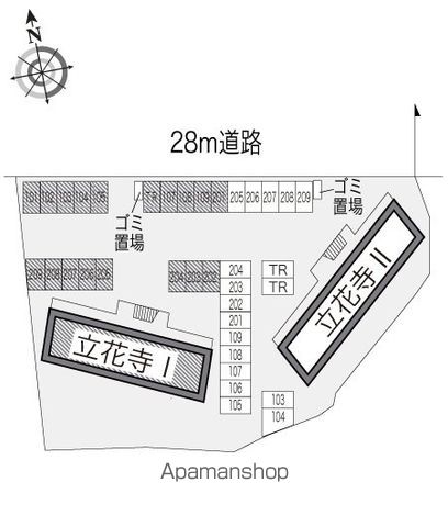 レオパレス立花寺Ⅰ 205 ｜ 福岡県福岡市博多区立花寺２丁目1-12（賃貸アパート1K・2階・20.28㎡） その19