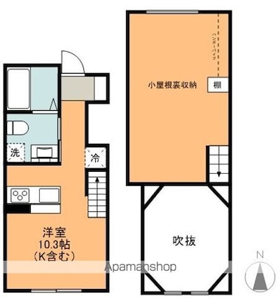 グランドソレイユ元町[1R/48.63m2]の間取図