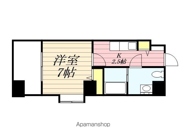 【福岡市南区那の川のマンションの間取り】