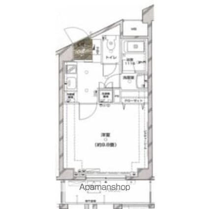 レ・ベント高円寺[1K/30.03m2]の間取図