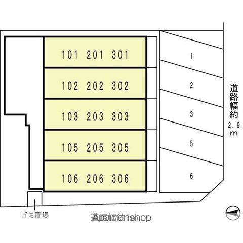 モンターニュロンド　Ⅰ 103 ｜ 大阪府大阪市西成区岸里３丁目8-15（賃貸マンション1K・1階・28.13㎡） その15