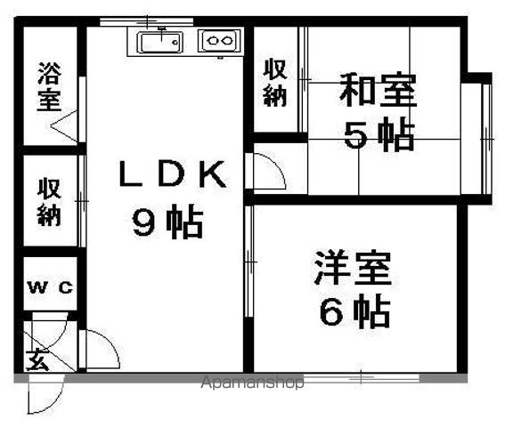 レジデンス平岡の間取り写真