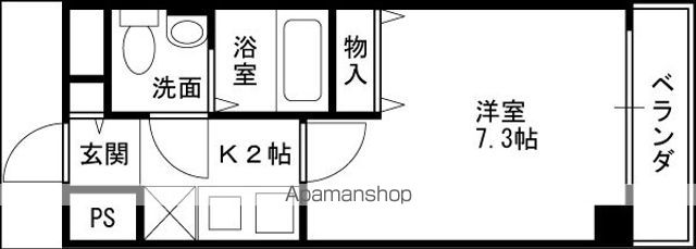 セイワパレス堂島シティの間取り写真