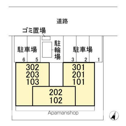 フルールおおたかの森 101 ｜ 千葉県流山市おおたかの森北３丁目40-24（賃貸アパート1LDK・1階・40.83㎡） その26