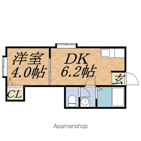 パセリーナ円山Bの間取り写真
