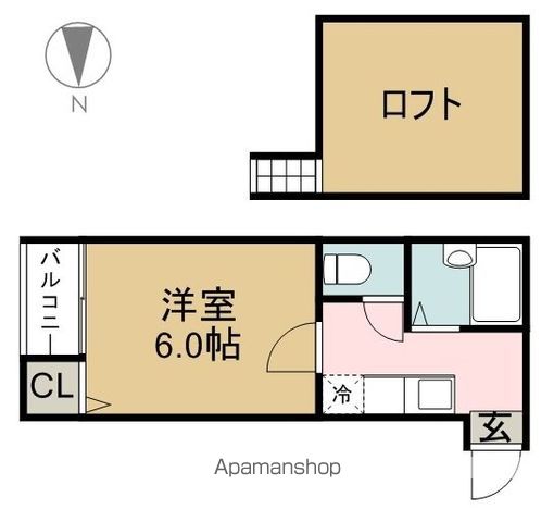 シャトー道徳の間取り写真