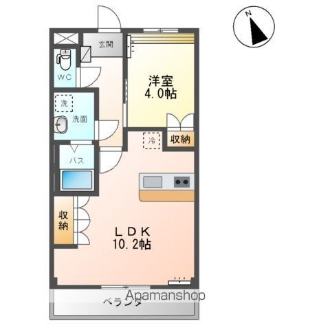 サンフィット　フジマンＡ棟の間取り
