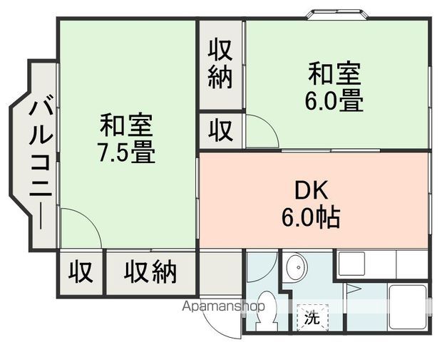 ハイツGR A棟の間取り写真