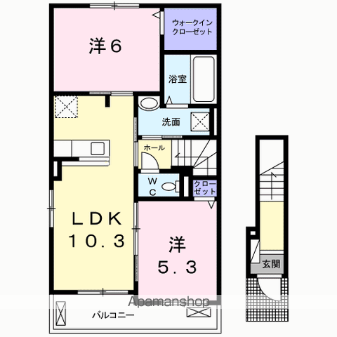 【ワイ．タカミヤⅠの間取り】