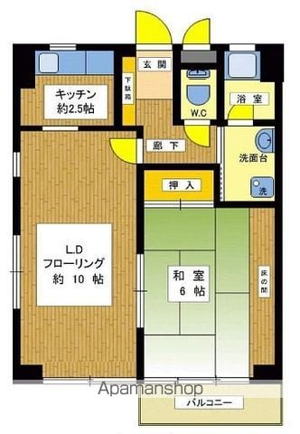 レスポワール武蔵野の間取り写真
