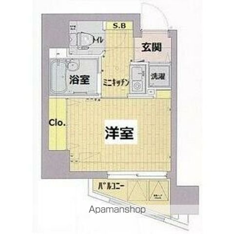 アイフェリーク八丁堀の間取り