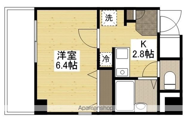 セントラルリバー西原の間取り写真