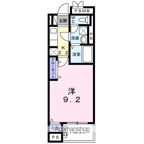 Ｋ．グランツの間取り