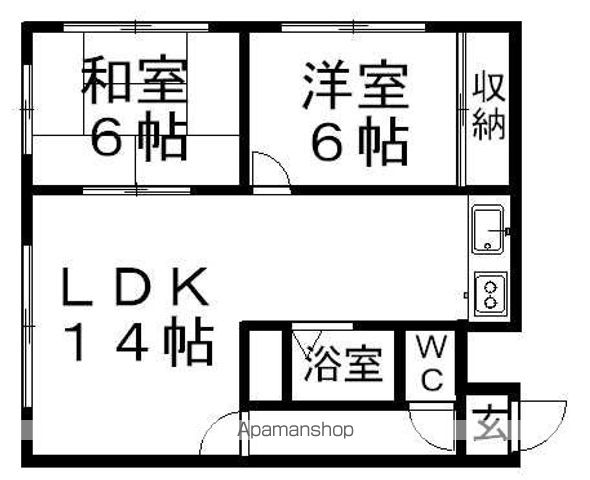 レジデンス平岡台の間取り写真