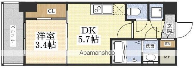 セレニテ新大阪カルムの間取り写真