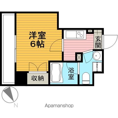 プラウドフラット門前仲町Ⅰの間取り