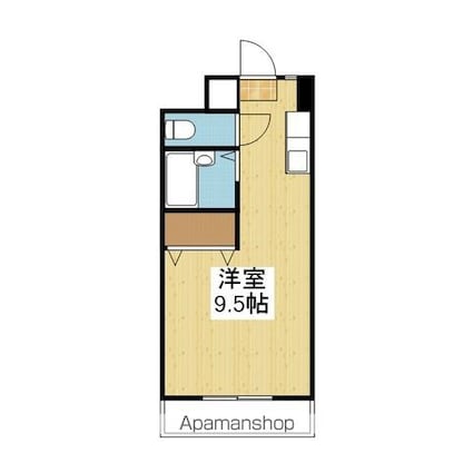 大栄和泉マンション[1R/23.4m2]の間取図