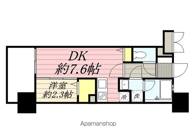 【アクタス箱崎ステーションコートの間取り】