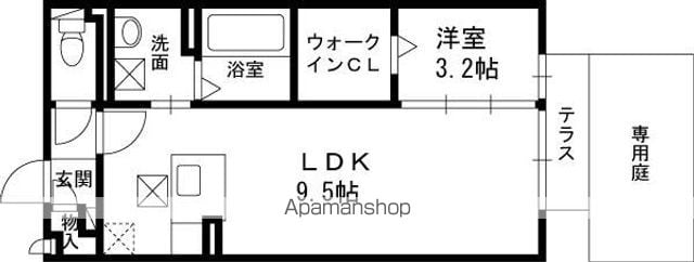 シャルマンコート楠葉の間取り写真