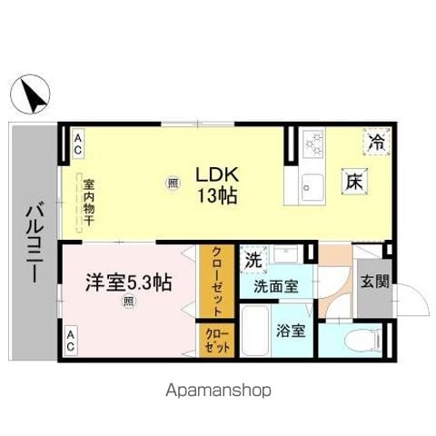 DーROOM 後三条の間取り写真