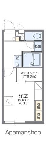 レオパレスヴィルヌーブの間取り写真