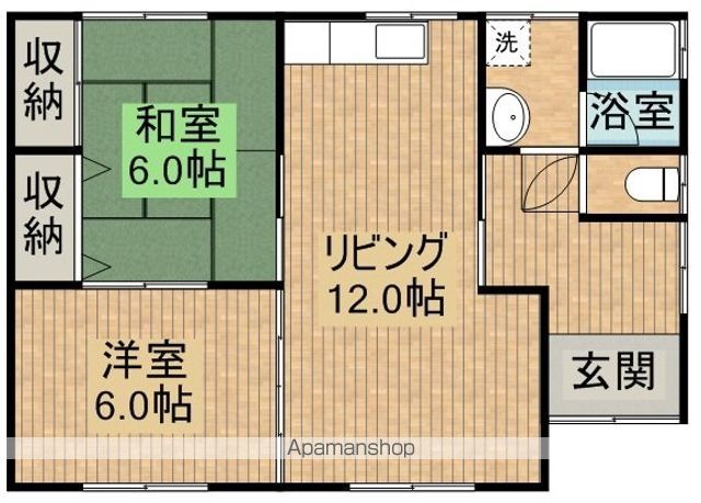 都城市 1階建 築27年の間取り写真